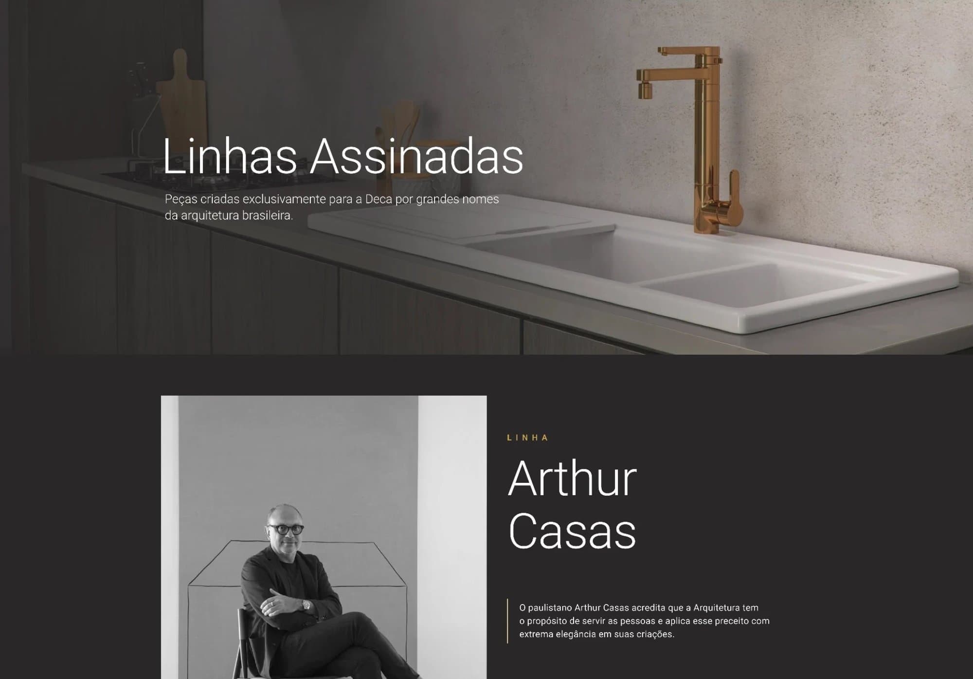 Signature lines page featuring architect Arthur Casas
